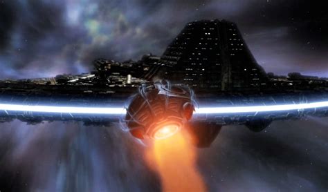 stargate - How was the alien ship that attached itself to Destiny not ...