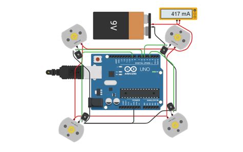 Circuit design Copy of Drone - Tinkercad