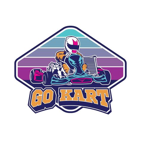 go kart racing vector illustration, perfect for t-shirt design and team logo design 29138032 ...