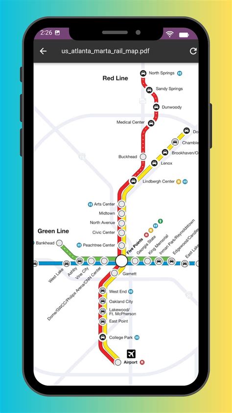 Atlanta MARTA Rail Map 2023 APK do pobrania na Androida