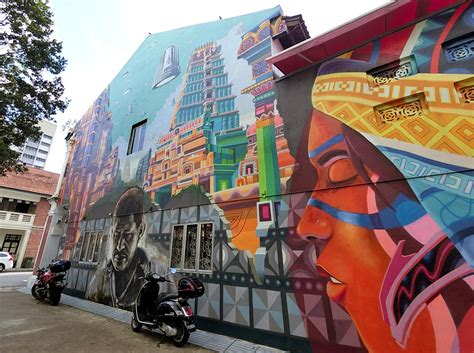 Where to find Street Art in Singapore: Little India - The Occasional Traveller