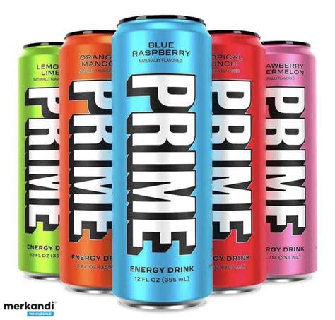 Prime Hydration Drink Energy Cans 330ml - United Kingdom, New - The ...