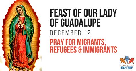 Celebrating the Feast of Our Lady of Guadalupe | Campaign for Hospitality