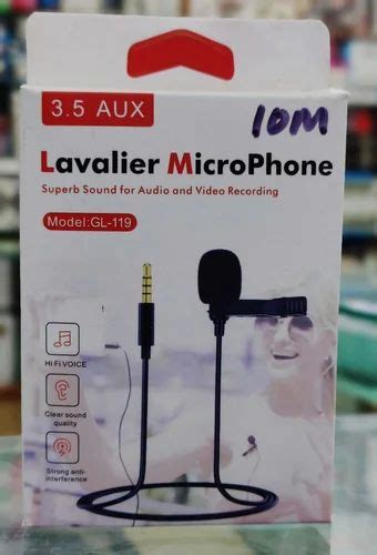 Lavaliere Microphones 10 mtr at Rs 190/piece | Karol Bagh | New Delhi | ID: 2849490949762