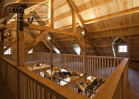 Loft in a horse barn - Beautiful beams and railings | Horse barn, Barn ...