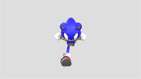 Sonic running not amimated - Download Free 3D model by ...