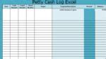 Download Petty Cash Log Template Excel - ExcelTemple