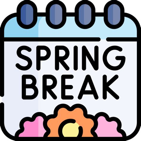 Spring break Kawaii Lineal color icon