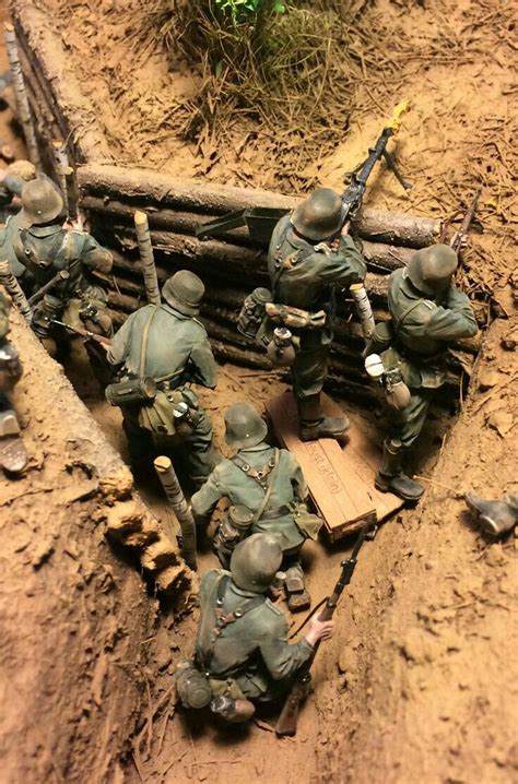 Germans in the trenches German Soldiers Ww2, German Army, Toy Soldiers, Wwii Uniforms, Military ...