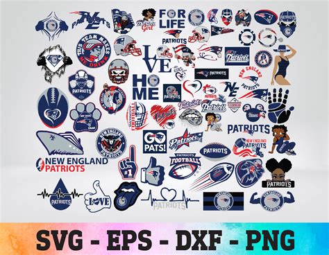 New England Patriots logo, bundle logo, svg, png, eps, dxf 2 - Inspire ...