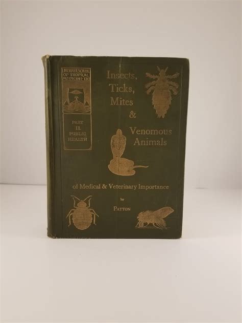 Reference Book Insects Ticks Mites and Venomous Animals by | Etsy ...