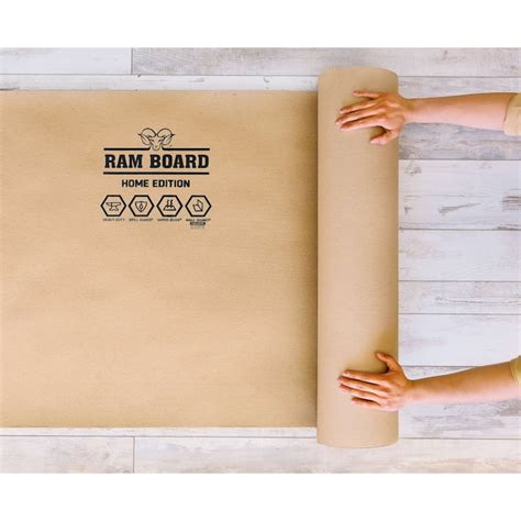 Ram Board Home Edition Surface Protector Paper 3-ft x 50-ft Drop Cloth ...