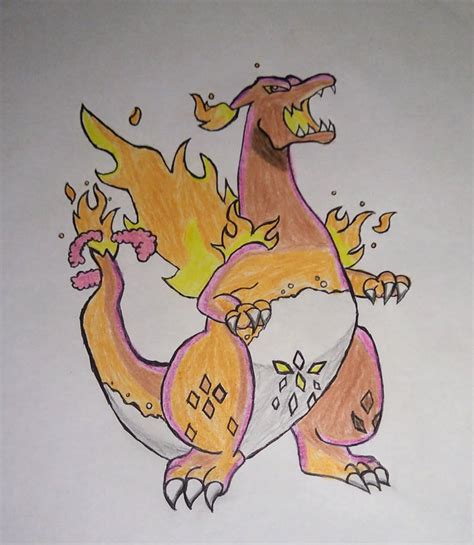 Gigantamax Charizard by Janelle11Draws on DeviantArt