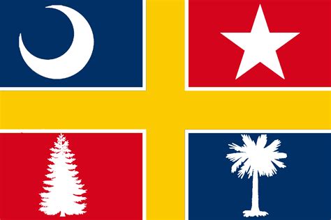 flag of a United Carolina : r/vexillology