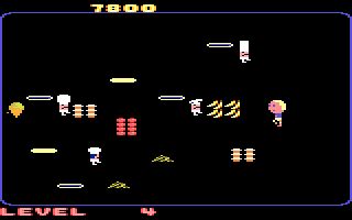 Screenshot of Food Fight (Atari 7800, 1983) - MobyGames