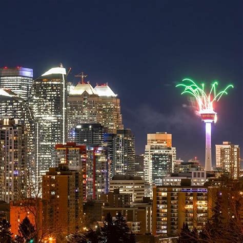 Calgary to Welcome 2022 With Midnight Fireworks Show Over Calgary Tower