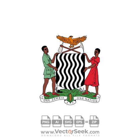 Coat of Arms of Zambia Logo Vector - (.Ai .PNG .SVG .EPS Free Download)