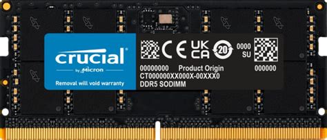 Crucial RAM 32GB DDR5 4800MHz CL40 Laptop Memory CT32G48C40S5 32GB DDR5 SODIMM | Lazada PH