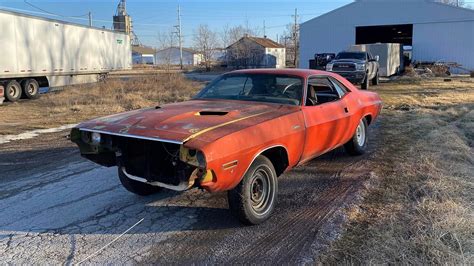 1970 Dodge Challenger Hemi Comes Out of the Shed After 15 Years, It's a Rare Survivor ...