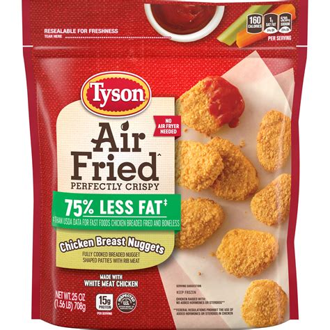 Tyson Fully Cooked Frozen Air Fried Chicken Nuggets - Shop Chicken at H-E-B