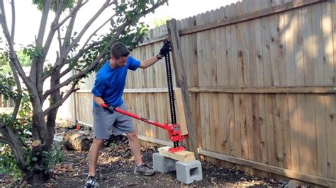 The Easy Way to Remove Wooden Fence Posts Set in Concrete (No Digging ...