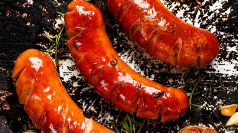 Oktoberfest Sausages Roasted in a Toaster Oven