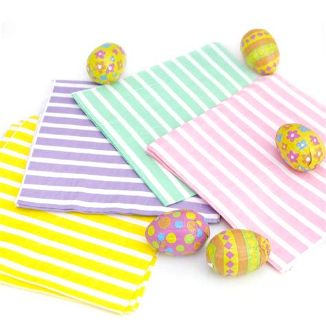 easter table napkins by peach blossom | notonthehighstreet.com