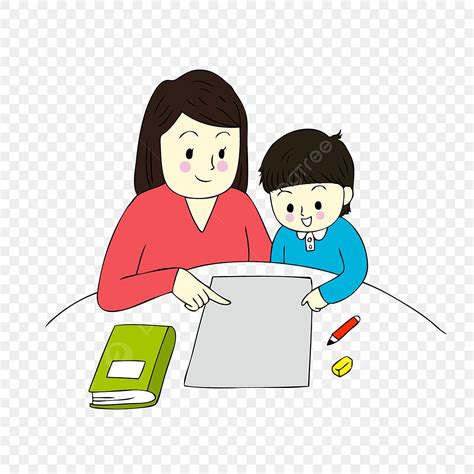 Teacher Helping Student Clipart