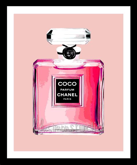 Chanel Perfume Bottle Drawing | Free download on ClipArtMag