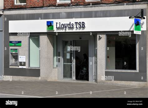 Lloyds Bank high street branch premises Stock Photo - Alamy