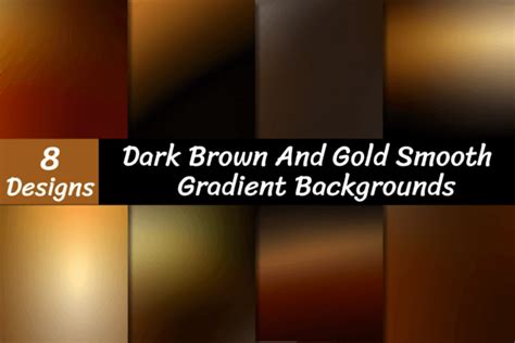 Brown and Gold Gradient Backgrounds Graphic by VYCstore · Creative Fabrica