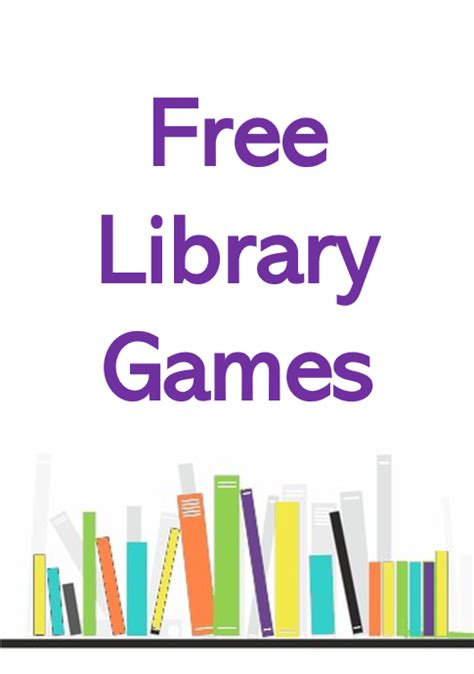 Free library games resources and more – Artofit