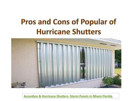 Hurricane Storm Shutters: Types, Pros, And Cons by Accordion Hurricane Shutters Maintenance ...