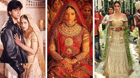 3 Decades of Iconic Bollywood Bridal Outfits