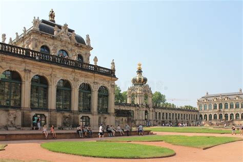 Art Gallery in Dresden Germany Stock Photo - Image of dresden, lawns ...