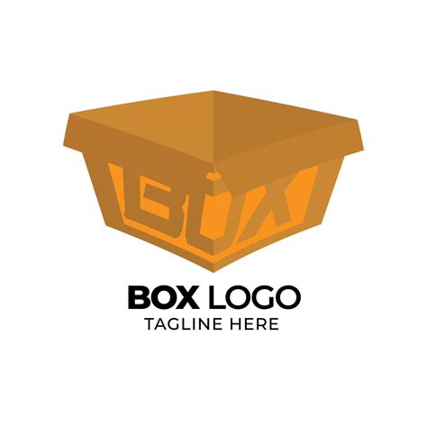 Flat filled Logo Box cartoon style design 12751208 Vector Art at Vecteezy