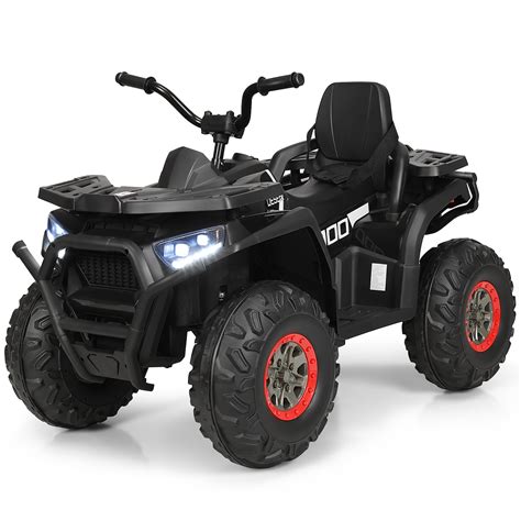 Costway 12V Kids Electric 4-Wheeler ATV Quad 2 Speeds Ride On Car w/MP3 ...