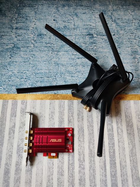 ASUS PCI-E AC88 WiFi adapter 4x4 antenna, Computers & Tech, Parts & Accessories, Networking on ...