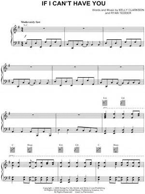 "If I Can't Have You" Sheet Music - 1 Arrangement Available Instantly - Musicnotes