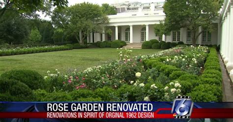 White House's Rose Garden renovation unveiled on Saturday