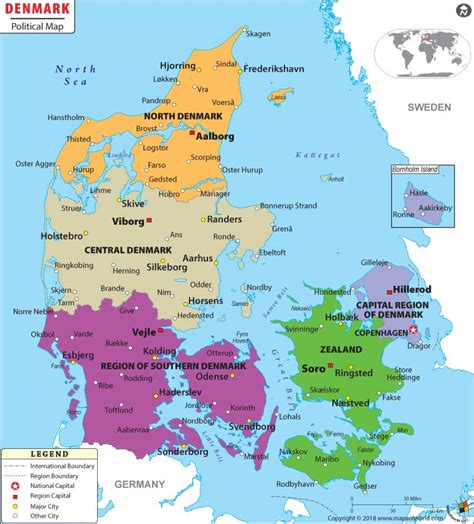 Political Map Of Denmark Denmark Regions Map Images – NBKomputer