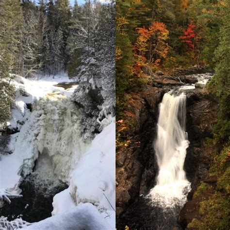 Maine Waterfall Hikes: Moxie Falls in The Forks, Maine