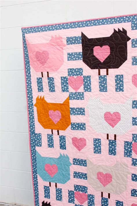 Chicken Quilt Pattern - see kate sew