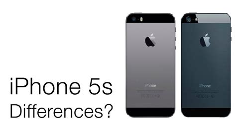 iPhone 5s Versus iPhone 5: External Design Differences - YouTube