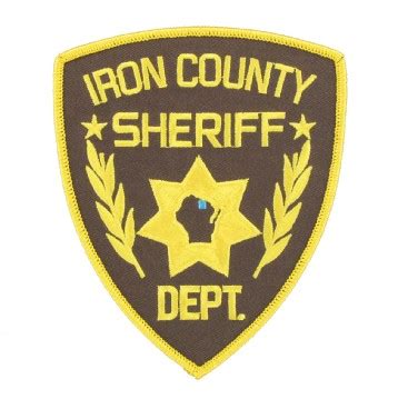 E17559 IRON COUNTY SHERIFF (WI) | The Emblem Authority