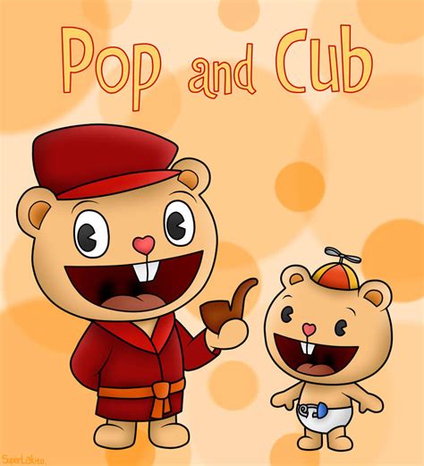 Happy Tree Friends: Pop and Cub by ElCajarito on DeviantArt