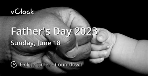 When is Father's Day 2023 - Countdown Timer Online - vClock