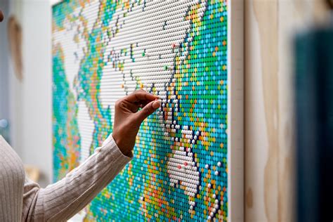 Lego Art 31203 World Map Review – Topographic Map of Usa with States