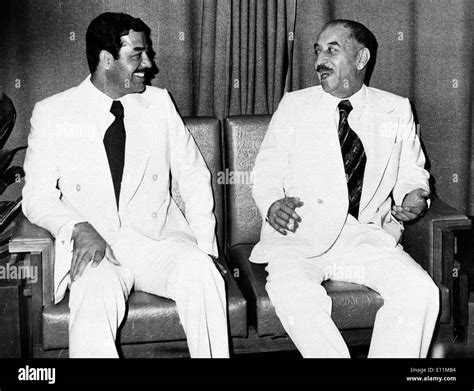 Ahmed hassan al bakr and saddam hussein hi-res stock photography and ...