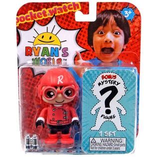 pocket Watch Ryan's World Red Ryan & Mystery 3" Action Figure 2-Pack